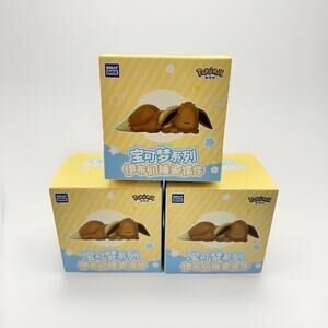 (3x) Holly Box Sleepy Eevee and Eeveelution Series Blind Box Random Eeveelution